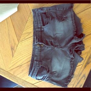 Billabong Black Jean Shorts Size 31